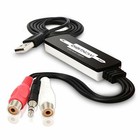 Usb Audio Capture Card Grabber For Vinyl Cassette Tapes To Digital Mp3 Converter