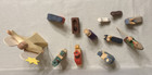 Vtg Ostheimer Holy Family 12 Pieces Wooden Figures Nativity Scene Christmas Read