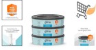 Diaper Pail Refill Bags Odor Lock Unscented 810 Diapers Capacity Pack Of 3