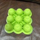 Kiddo Feedo Baby Food Storage Silicone Container And Freezer Tray - Lime Green