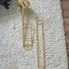 Besson Series 1000 Trombone Small Bore Brass Gold Lacquered W  Case Mouthpiece