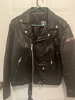 Vintage Official Rolling Stones    steel Wheels     Leather Jacket Xl  Gently Worn 