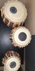 Meinl Artisan Edition Tabla Set Copper Bayan Mahogany Dayan   Extra Drum   Bag