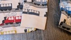 Hanna Andersson Boys Size 10 Winter Holiday Train Pajama Set Organic Cotton