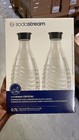 Sodastream Glass Carafe Bottle Dishwasher Safe Replacement Duo Crystal 2 Count