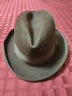 Vintage 1930 s-1940 s Mallory Homburg  Fedora - Size 7 1 2  60cm 