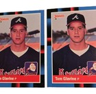 1988 Donruss Tom Glavine  644 Atlanta Braves Mlb Baseball Card Vtg 2-card Lot