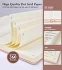 Ansopu Dotted Journal Notebook  360 Numbered Pages Dot Grid Notebooks 8 5 X 11 