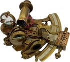 Vintage Antique Compass Solder Marine Brass Sextant Only Navigation Instrument