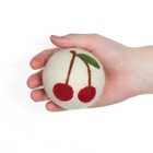 Mary Engelbreit Cherry Unscented Wool Dryer Balls W  Bag    Set Of 3   