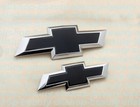 New 2021-2025 Suburban Tahoe Front   Rear Chrome Black Bowtie Emblems Kit Oem