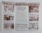 1950s Fairplay Colorado South Park City Old West Town Vintage Travel Brochure