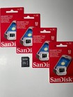 Lot Of 4x 32gb   128gb Sandisk Micro Sd Sdhc Class 4 Flash Memory Card W adapter