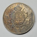 1866 Mo Mexico Silver Peso Maxmiliano Circulated Nice Type See Pics  t344
