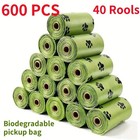 Dog Poop Bags 600 Pcs Bulk Biodegradable Thick Leak-proof Pet Waste Refill Rolls
