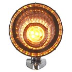 Tphd Retro Fender Light Amber Led   Clear Lens For Kenworth