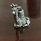 Vintage Comstock Pewter Figurine Birthday Candle Holder - Giraffe