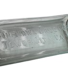 Vintage The Hawk Drug Co Apothecary Medicine Bottle Tower City Pa Glass Usa 5 In