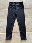 New   2 Pack Girls Black Athletic Leggings  size Medium 8-10   ave  