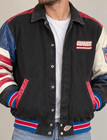 Early 1990 s Jeff Hamilton Giants Jacket Xl Leather Letterman Nfl