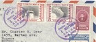 1959 Costa Rica Airmail Cover San Jose To Usa Multi Stamp Franking