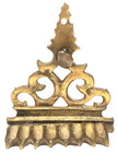 Vintage Judaica Heavy Brass Hanukkah Menorah Judaism Israel Jewish Hebrew