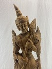 Thai Handcarved Vintage Old Wooden Figurine