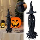2026 Cracker Barrel Tree Witch Statue Halloween Decor Gift New In Box   20cm