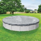 33  Round Above Ground Swimming Pool Winter Cover 20 Year - Dove Gray