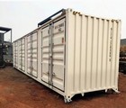 New 40ft High Cube Open Side 4 Door Shipping Container    40 hc  os  4-door