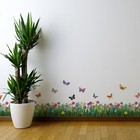 Walplus Spring Colorful Butterflies Grass Wall Stickers Decal Nursery Room Decor
