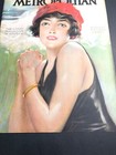 Rare C1915 Metropolitan Magazine Cover Only Pretty Girl Waves Red Scarf