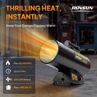 60 000 Btu Portable Forced Air Propane Heater  Adjustable Lp Torpedo Heater