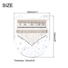 21 Keys Thumb Piano transparent Star Bear Portable Finger Piano With Carry Box