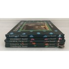 Jane Goodall Animal Family Series Lot Set Of 5 Childrens Books Vintage 90s Hc
