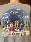 Vintage Disney Cruise Line Mickey Mouse Minnie Goody Donald Duck Shirt Size L