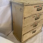 Authentic Antique Vintage Tabletop4 Draw File Chest 