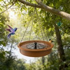 Solar Fountain Power Bird Bath Pump Upgrade Hanging Solar Fountain With 6 Nozzle