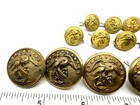 Pre Ww1 Usmc Enlisted Dress Blues Button Set Six Point Stars Horstmann Phila 