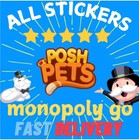 Monopoly Stickers Go   1-6 Stars All Sticker Cheapest     24 7