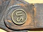 Indian Wars M1873 Trapdoor Springfield Rifle Socket Bayonet Scabbard Frog Hook