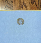 Blue gold Trim Skidless By Yogitoes Non-slip Yoga Mat Towel - Preowned