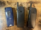 Vintage Nokia Phone Lot Of 3 - Rare Clear Blue 5185i - 3285 - No Charger