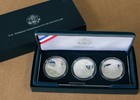 1994-p U s  Veterans 3-coin Commemorative Silver Dollar Proof Set Ogp No Coa