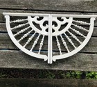 Vtg Wood Spindle Wagon Wheel Corner Brackets Pair Corbels Farmhouse Gingerbread