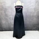 Vtg Y2k Prom Dress Debut Size 9 Maxi Emo Goth Formal Glam Sophisticated