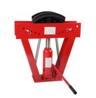 16 Ton Pipe Bender Manual Hydraulic Piping Bending Exhaust Tube W 8 Dies Size
