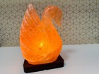 Himalayan Salt Swan Shape Lamp  Natural Himalayan Pink Salt Lamp  Dimmer Switch