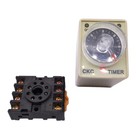 Us Stock Ah3-3 0-60 Second 8 Pin Housing Delay Timer Time Relay 110vac   Base