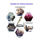 Metal Professional Wired Handheld Mic Karaoke Dynamic Microphone With Xlr Cable